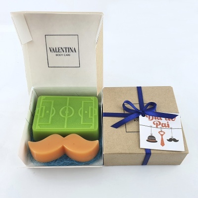 Coffret Relvado Futebol em sabonete