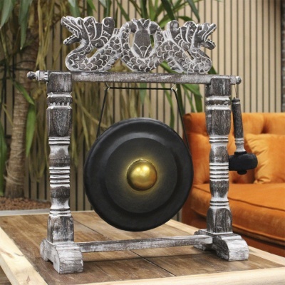 Gongo de Meditação Com Suporte 60cm