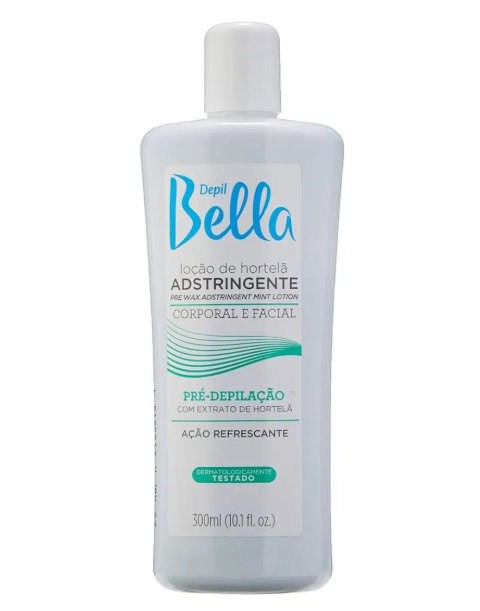 Loção Adstringente De Hortelã Refrescante Depil Bella 300ml