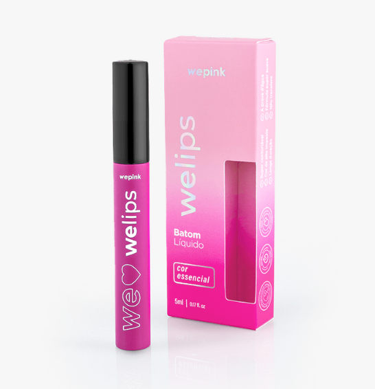 Welips – Batom Líquido - 5ml - Varias Cores