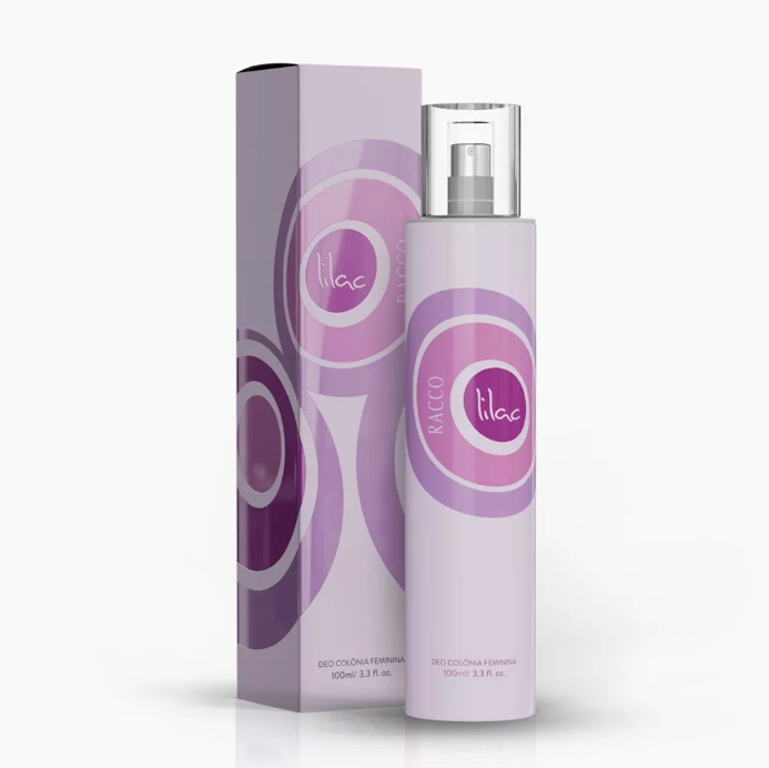 Colônia Feminina Lilac Racco 100ml