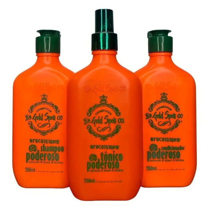 Combo Poderoso (Shampoo+Cond+Tônico) Original