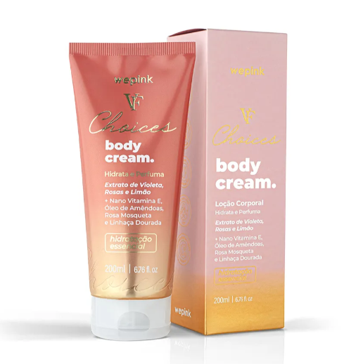 Body Cream VF Choices Hidratante 200ml - Wepink