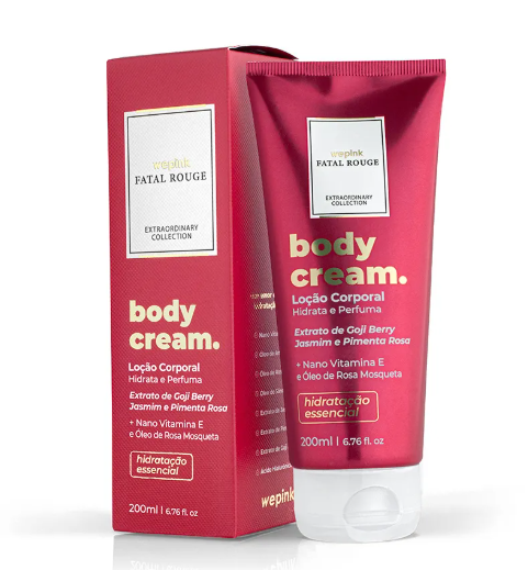 Body Cream Fatal Rouge 200ml - Wepink ✅PRONTA ENTREGA