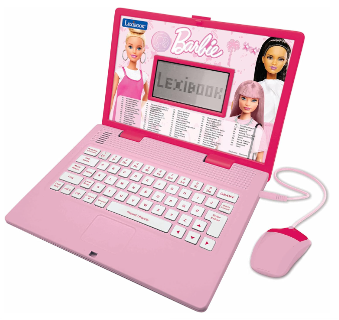 Barbie&#x20;Computador&#x20;Educativo&#x20;Bil&#x00ED;ngue&#x20;em&#x20;Ingl&#x00EA;s&#x2F;Espanhol&#x20;-&#x20;&#x1F381;Prenda