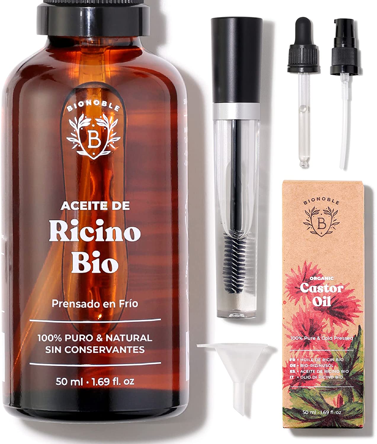 Óleo de Rícino Bio 100% Orgânico