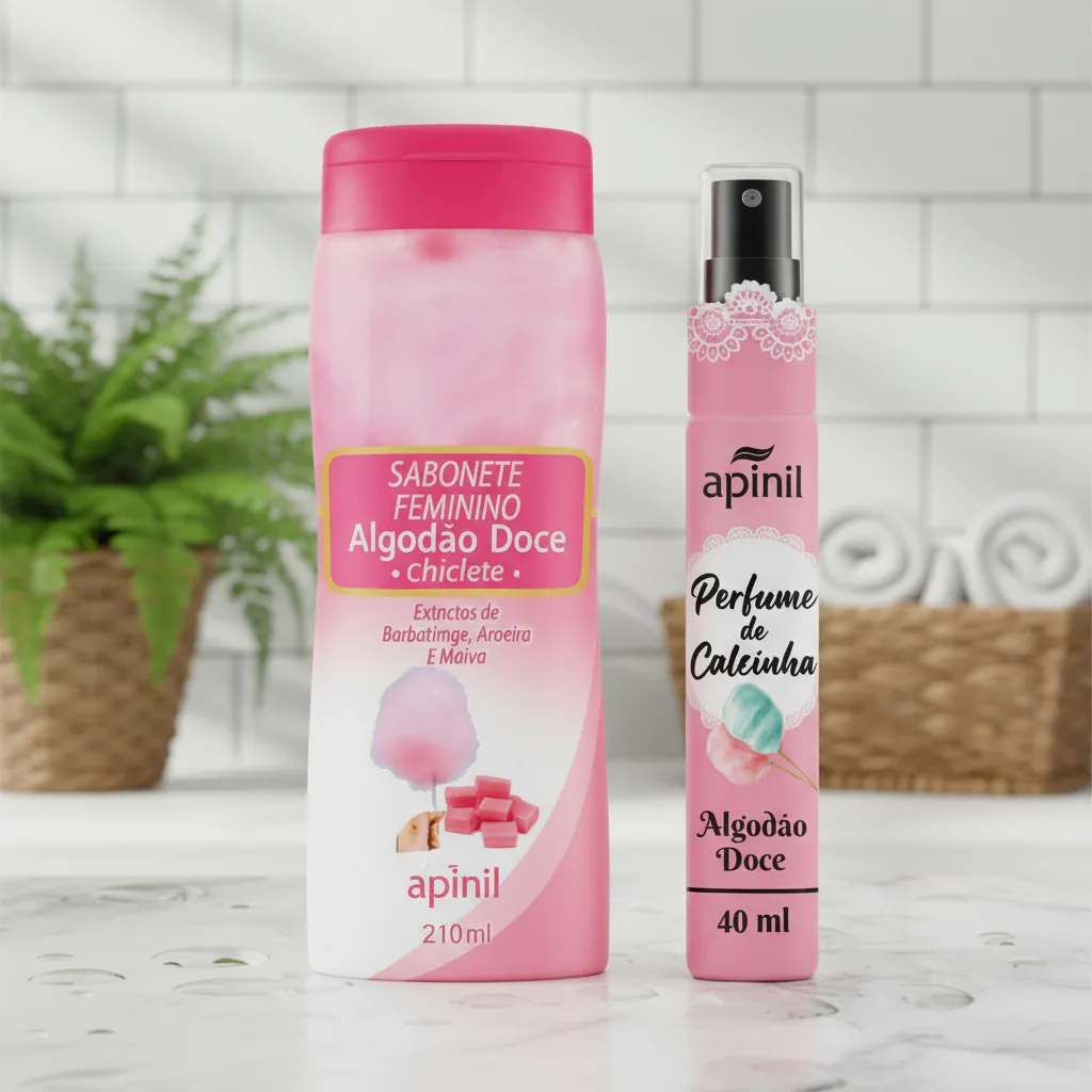 Kit Apinil Sabonete Íntimo e Perfume de Calcinha Sexy - Fragrâncias Variadas