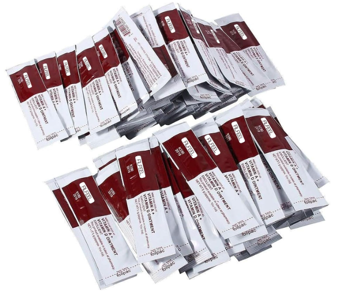 Pack Pomada Vitaminas A e D Tattoo | Micropigmentação | Microblading 100U