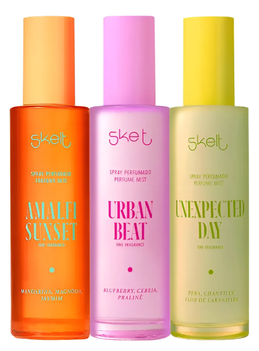 Kit Skelt Perfume Mist Spray (3 Produtos)