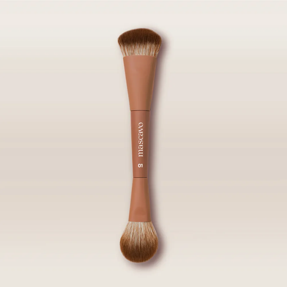 Mascavo&#x20;Pro&#x20;Series&#x20;01&#x20;Pincel&#x20;de&#x20;Maquiagem&#x20;Duplo&#x20;para&#x20;Rosto