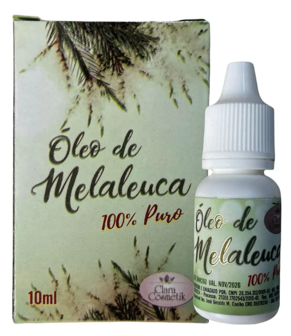 Óleo Melaleuca Fungos Micoses Nas Unhas 100% Uso Pele Cabelo