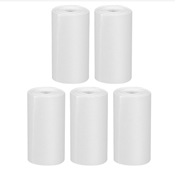 Papel de Impressão Térmica para Câmaras Instantâneas Infantis – 5 Rolos
