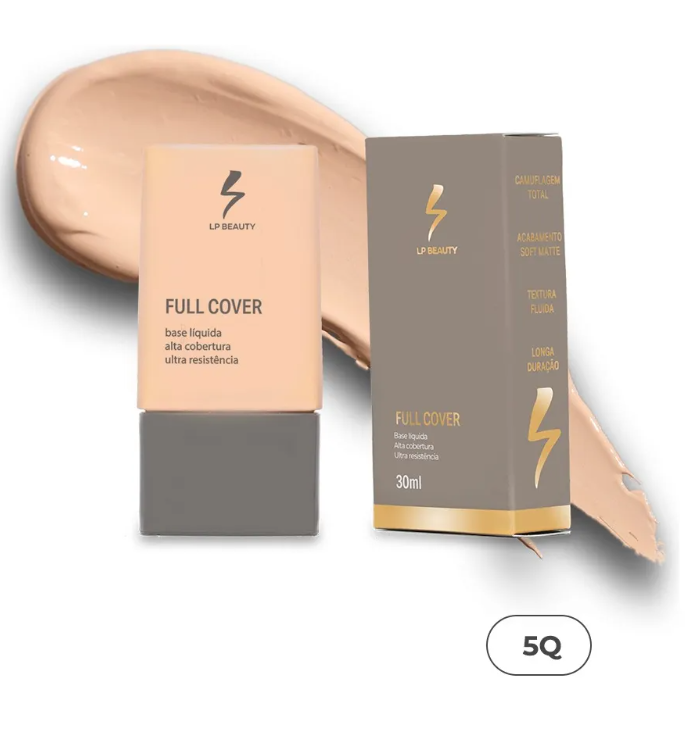 Base Líquida Full Cover 5Q LP BEAUTY ✅PRONTA ENTREGA
