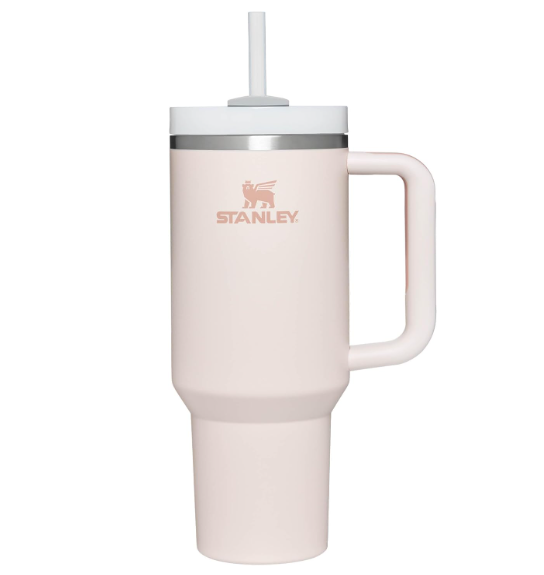 Stanley Cup Térmico Aço Inoxidável Bebidas Quentes e Frias - Rosa Quartz