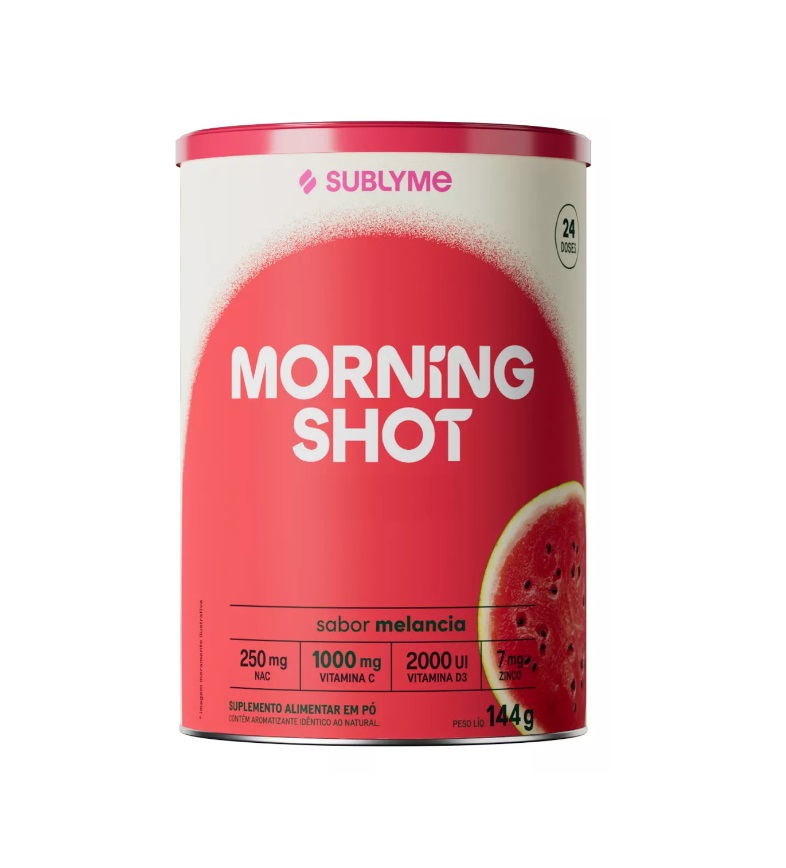 Morning Shot Melancia 144g - Sublyme - PRÉ-VENDA📍