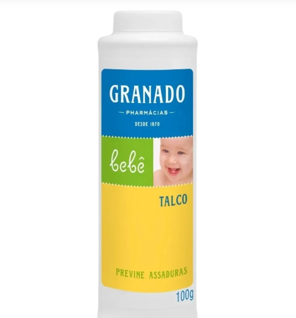 Talco Previne Assaduras Bebê 100g Granado