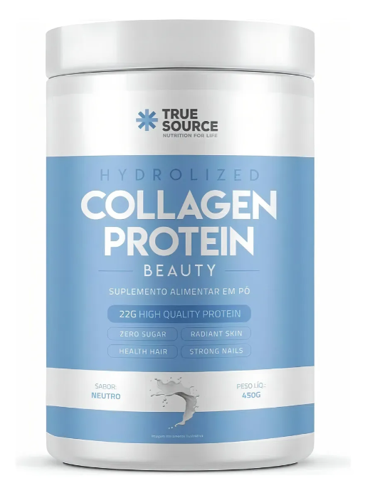 True Source Collagen Protein Sabor Natural 450g
