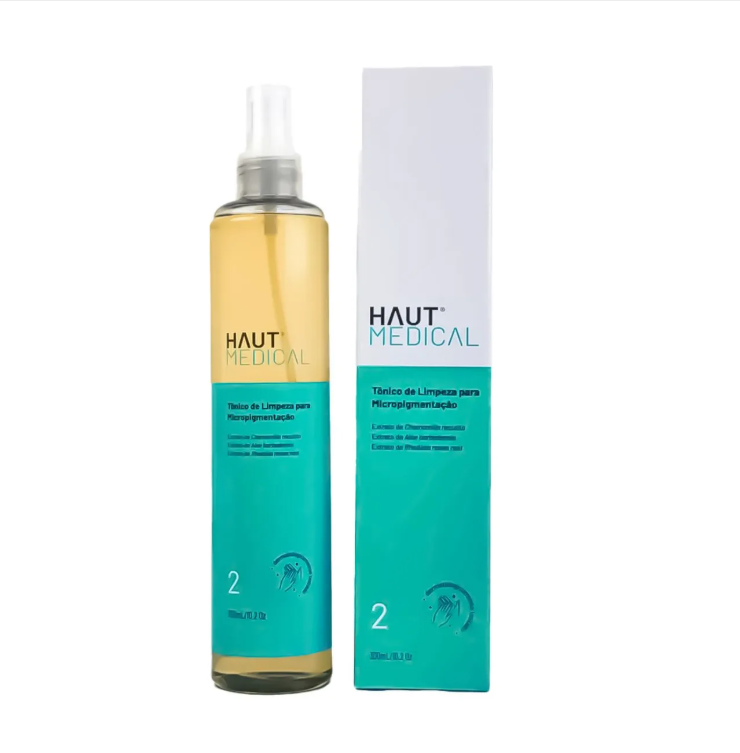 Tônico de Limpeza para Micropigmentação Haut Medical - 300ml