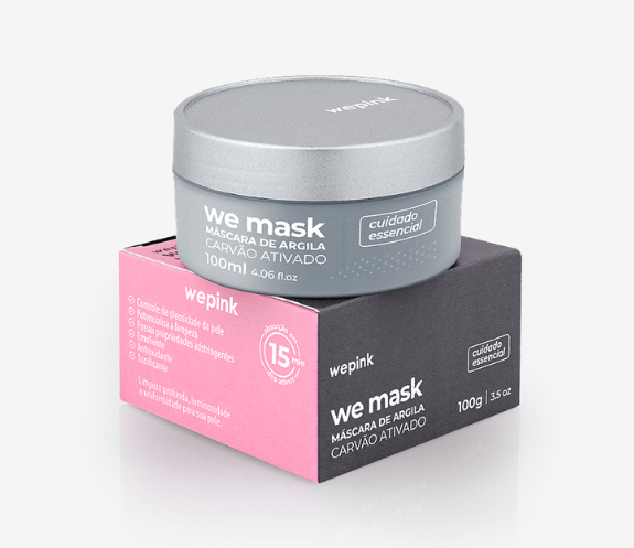 M&#x00E1;scara&#x20;de&#x20;Argila&#x20;Carv&#x00E3;o&#x20;Ativado&#x20;Wepink