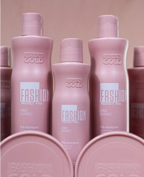 Protect Poo Pré Shampoo - Fashion Gold - PRÉ-VENDA📍