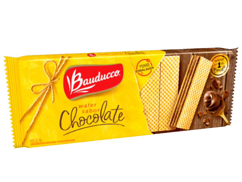 Biscoito&#x20;Waffer&#x20;Bauducco&#x20;de&#x20;Chocolate&#x20;140g