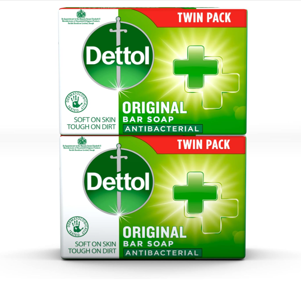 Kit 2 Dettol Barr Soap Original  ✅PRONTA ENTREGA
