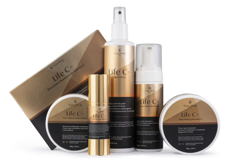 Kit Profissional Tulípia Limpeza de Pele com 20% Vitamina C