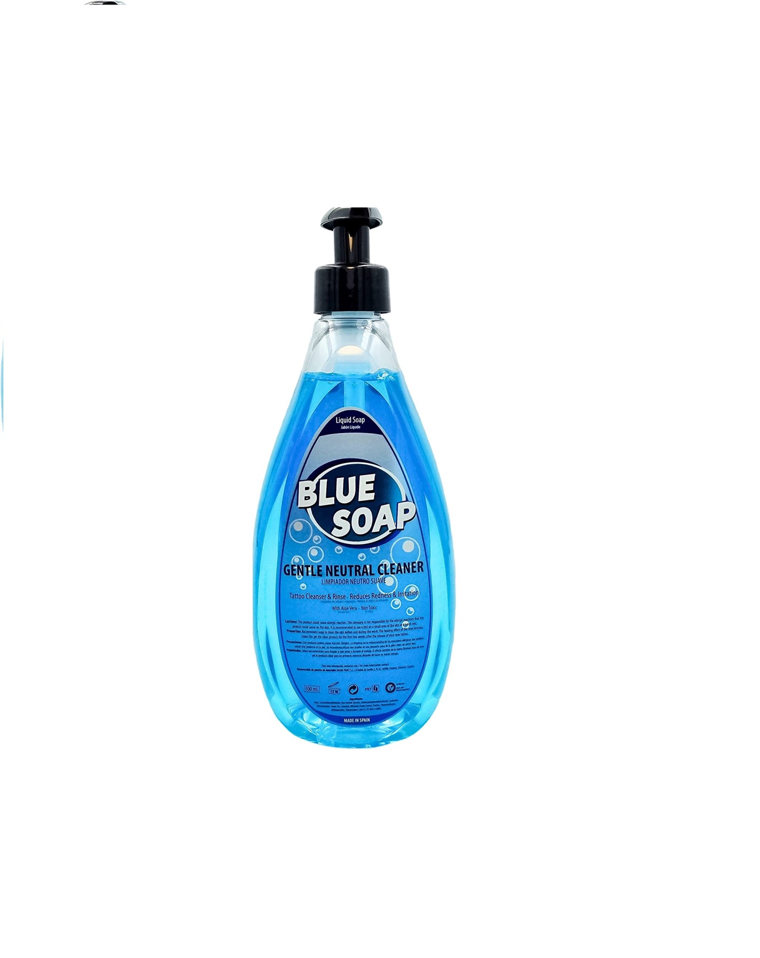Tattoo Sabão Tatuagem Blue 500 ml Para Antes Pós da Tatuagem