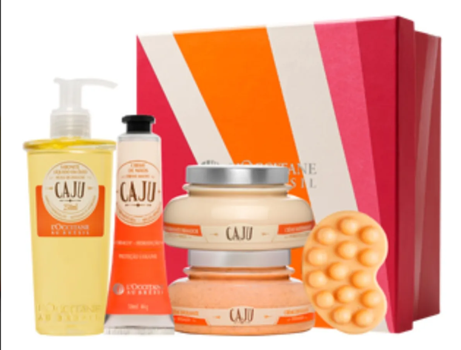 Kit Presente Caju Hidratação Esfoliação