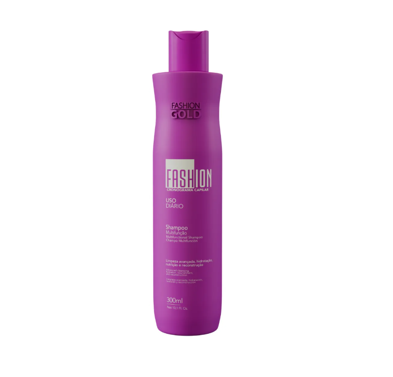 Shampoo Cronograma Capilar 300ml - Fashion Gold