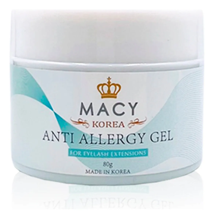 Antialérgico Gel Macy 80ml Para Cola Alongamento de Pestanas