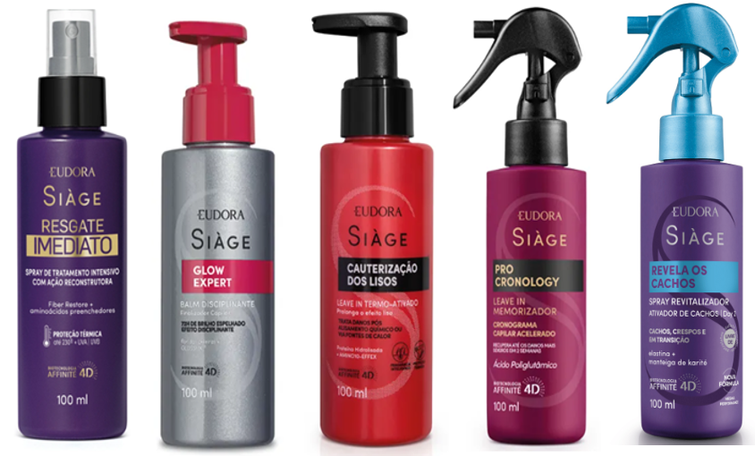 Eudora Protetor Térmico Siage para Cada Tipo de Cabelo