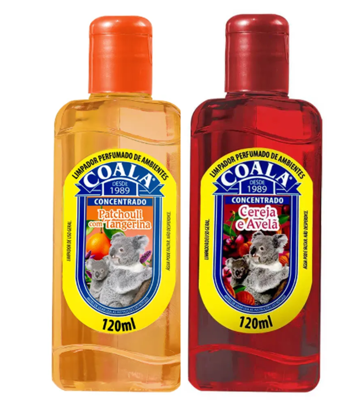 Kit&#x20;2&#x20;Limpadores&#x20;Perfumados&#x20;Coala&#x20;Cereja&#x20;e&#x20;Avel&#x00E3;&#x2B;Patchouli&#x20;e&#x20;Tangerina&#x2705;PRONTA&#x20;ENTREGA