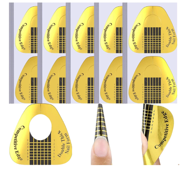 200 Peças Moldes Unhas Extensão de Unhas Acrílicas e Gel✅PRONTA ENTREGA