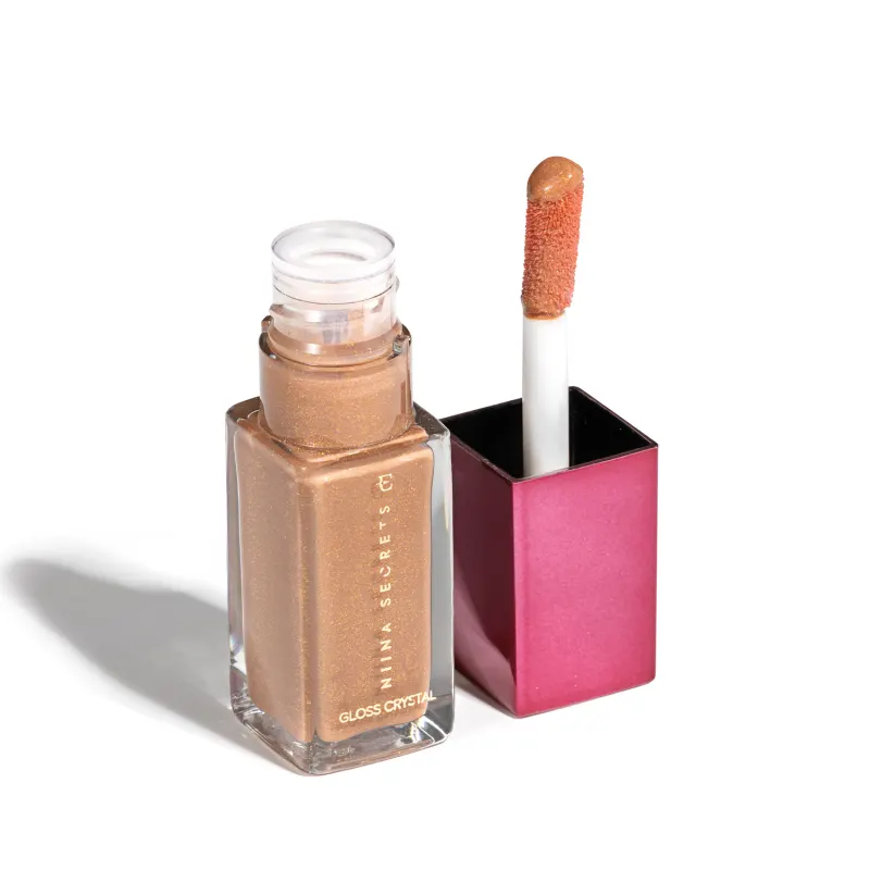 Gloss Crystal Cream Turmalina Niina Secrets 7ml Caramelo