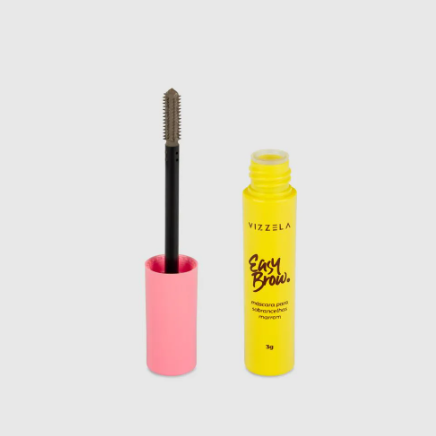 Máscara Sobrancelhas Vizzela Brow Up Fix 3g Marrom-claro