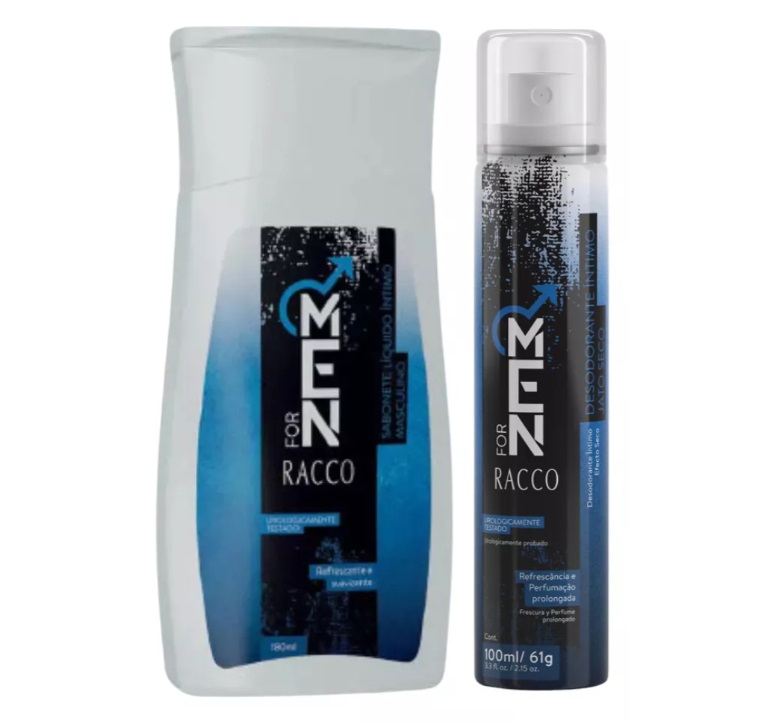 Kit Íntimos Masculino For Men Racco + Vendido - PRÉ-VENDA📍