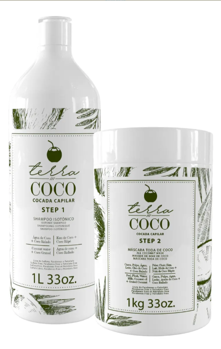 Ybera Paris Combo Shampoo Isotônico E Máscara Toda De Coco - Terra Coco