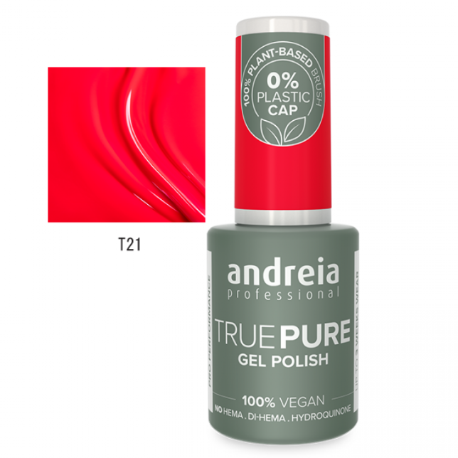 Verniz Gel Andreia Gama TRUE PURE - Vermelho e Vinho - Cores 21 ao 30 ✅PRONTA ENTREGA