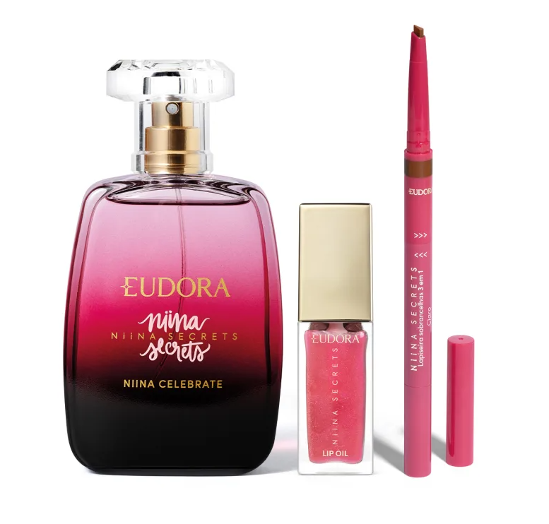 Kit&#x20;Niina&#x20;Secrets&#x3A;&#x20;Perfume&#x20;100ml&#x20;&#x2B;&#x20;Lip&#x20;Oil&#x20;7ml&#x20;&#x2B;&#x20;Lapiseira&#x20;de&#x20;Sobrancelha