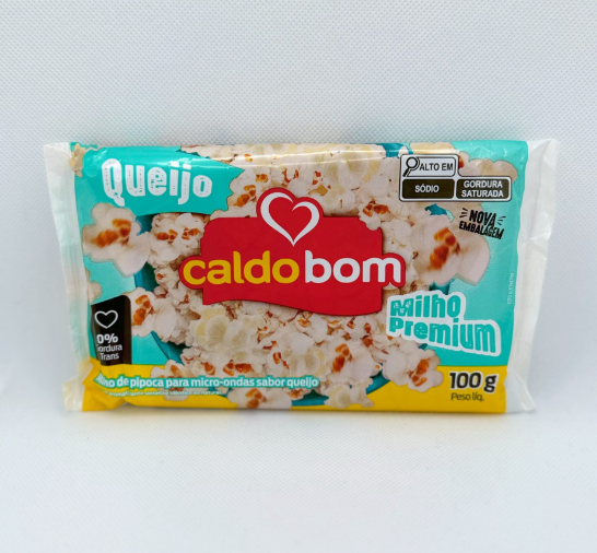 Milho de Pipoca para Microondas Sabor Queijo 100g