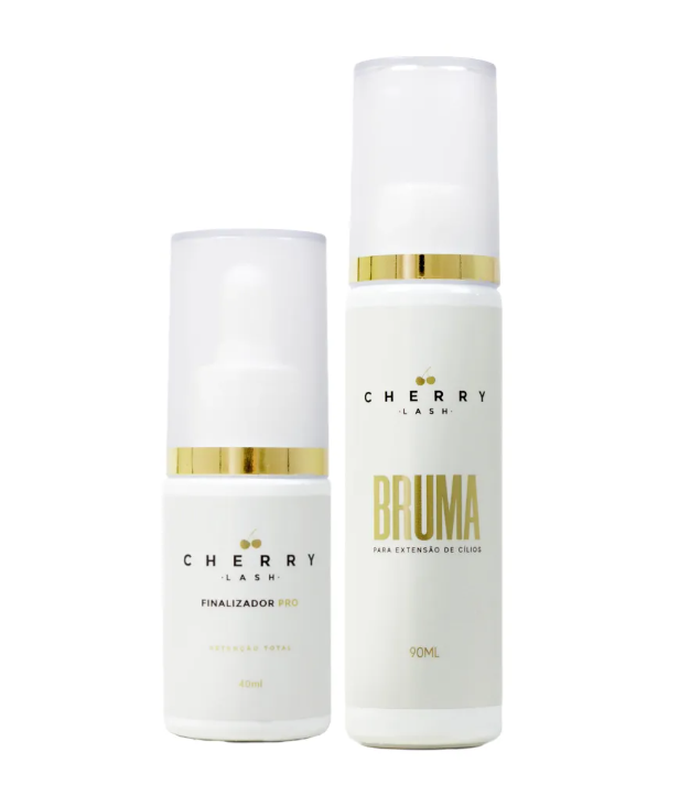 Kit Finalizador E Bruma Cherry Lash Para Extensão de Cílios