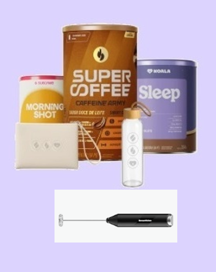 Kit SuperCoffee Doce de Leite + Koala Chocolate + Morning Shot Tangerina + 3 Brindes
