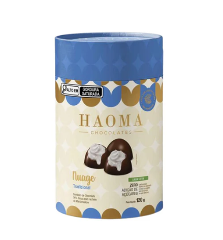 Nuage Tradicional Marshmallow Lata 120g | Linha Stevia - Hoama
