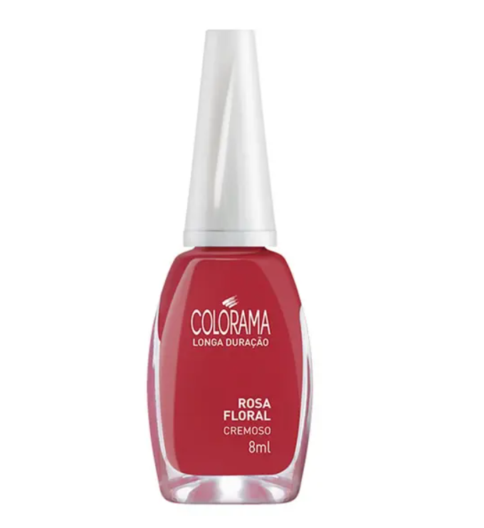 Kit 2 Vernizes Colorama- Rosa Floral, Verde de inveja