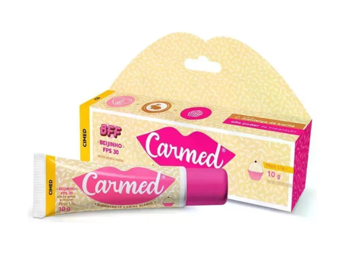 Stock Limitado🚨CARMED BFF Beijinho FPS 30 Hidratante Labial 10g