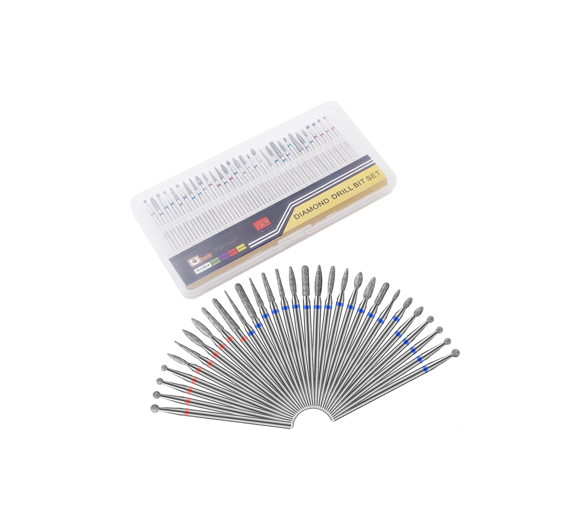 Kit Profissional Ponteiras de Brocas (Carbides) 30 Peças