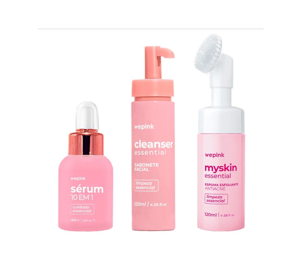 Kit&#x20;S&#x00E9;rum&#x20;10&#x20;em&#x20;1&#x20;&#x2B;&#x20;Cleanser&#x20;&#x2B;&#x20;Myskin&#x20;-&#x20;Wepink&#x2705;PRONTA&#x20;ENTREGA