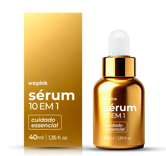Sérum 10 em 1 Golden - 40ml - Wepink