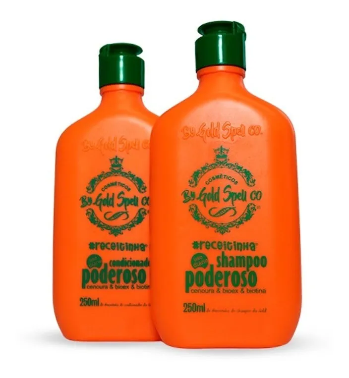 Shampoo + Condicionador Poderoso Gold Spell